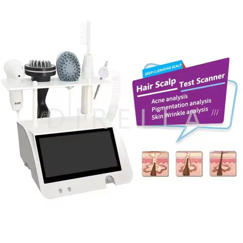 2026 Professional Electric Head Scalp Massager Vibrating Hair Brush Comb Massager Hair Scalp Treatment Device Hair Scalp Machine