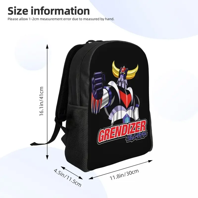 UFO robot Grendizer laptop backpack men women fashion bookbag for college school students Goldrake Goldorak mecha anime bag