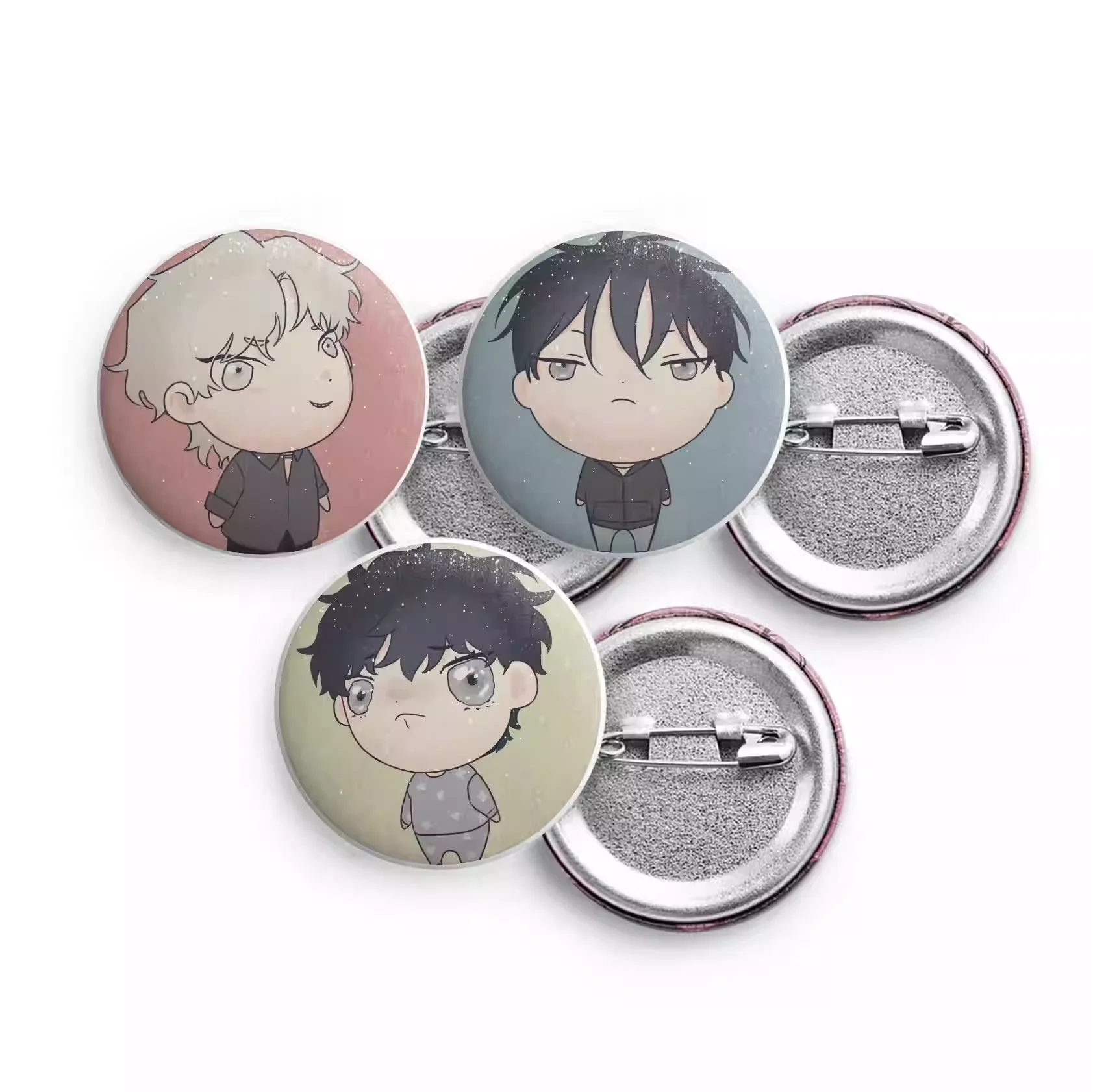 

[Unofficial Original]3 piece-set Korea bl comic Low Tide in Twilight Taeju Euihyun Rash Star Fantasy Film Badge