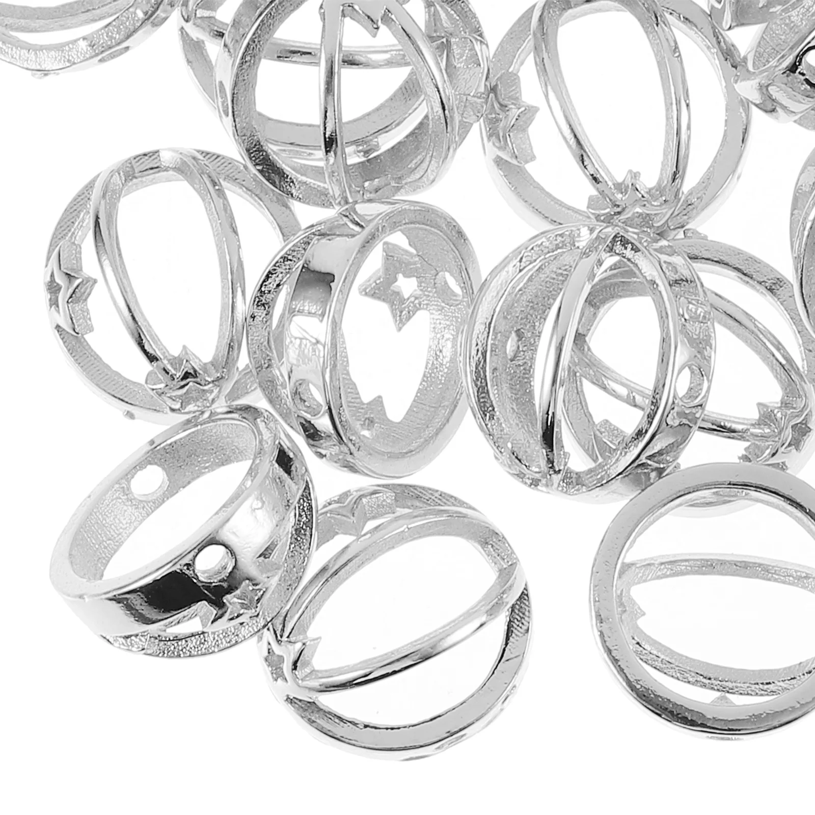 50Pcs Eye-Catching Pentagram Charms Earring Beads Jewelry Making Supplies Craft Projects Earring Making Charms