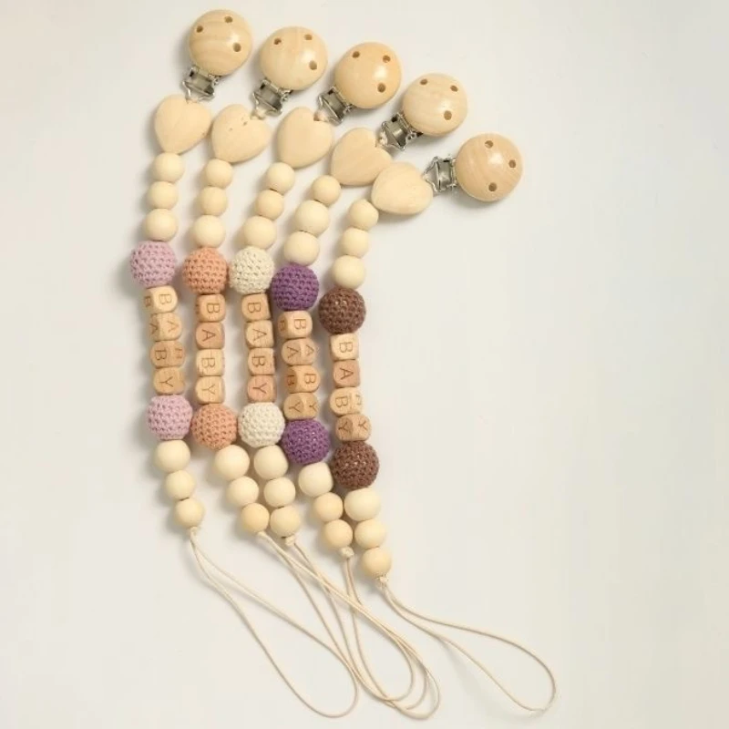 الطفل شخصية اسم مشابك مصاصة للرضع تغذية الحلمة استرضاء مهديء سلسلة الحلمة دمية حامل ألعاب التسنين مضغ الهدايا #4