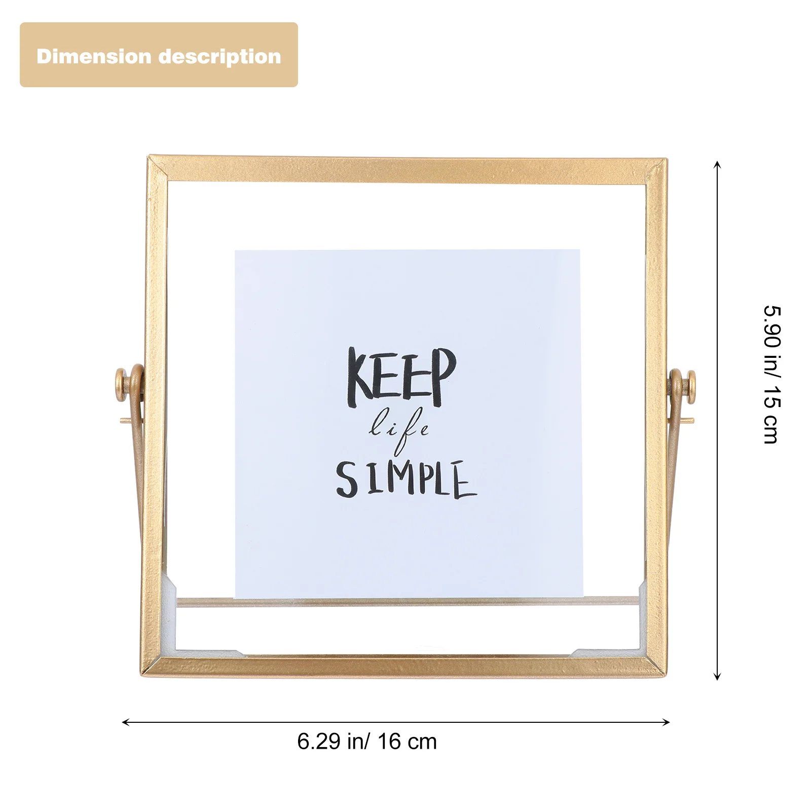 

Floating Picture Frame Iron Frame Specimen Holder Photo Frame