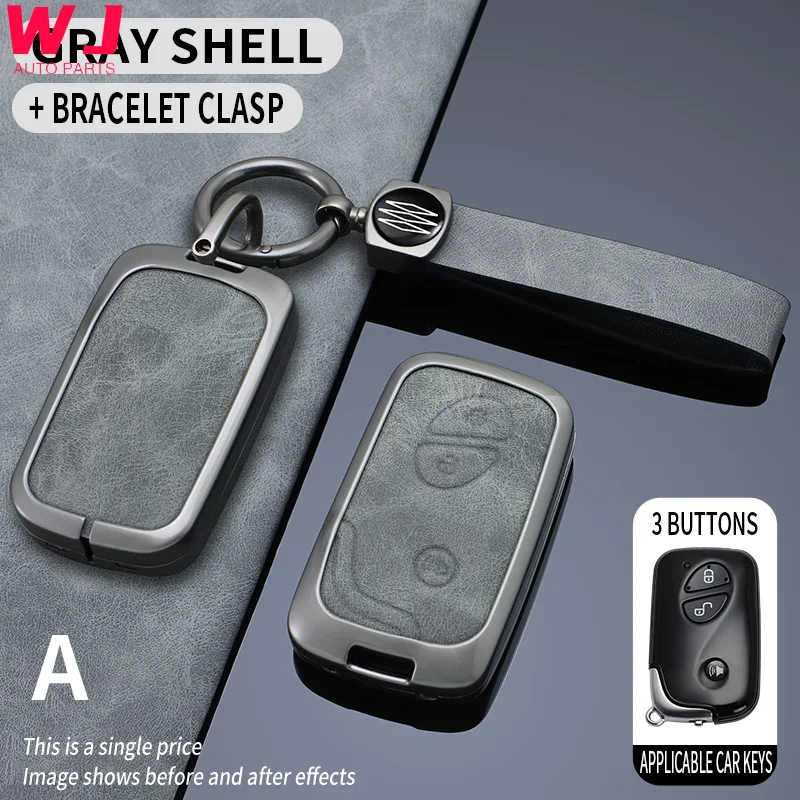 

Zinc Alloy Car Key Case Cover Fob For Lexus GS430 ES350 GS350 LX570 IS350 RX350 IS250 Key Shell Car Accessories