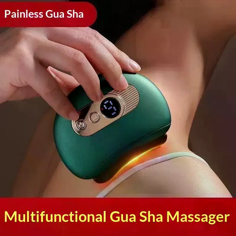 Electric Scraping Board with 9 Vibration Gears & Large LCD Screen - Painless Meridian Therapy Fatigue Relief