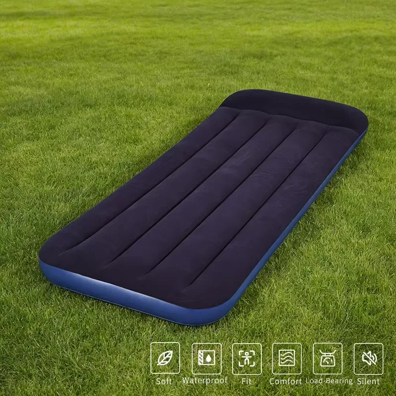 Recommended Products Portable Convertible Inflatable Bed air Mattress with Pillow Camping Inflatable air Sofa Bed Living Room