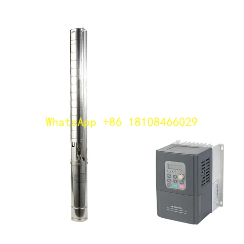 

Насос с пластиковой крыльчаткой, погружной насос для водяной скважины переменного/постоянного тока, легкий вес, скважин на солнечной энергии