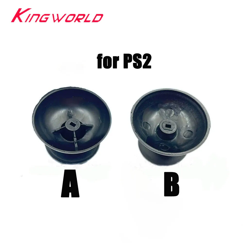 For Play station 2 PS2 Controller Black Small Hole Mushroom 3D Rocker Joystick Cap Shell Thumbstick For PS2 Repair Accessories
