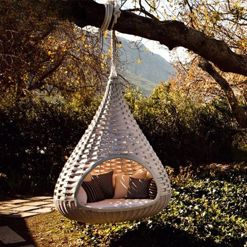 Outdoor Bird's Nest Swing Hammock Rattan Indoor Outdoor Bird's Nest
