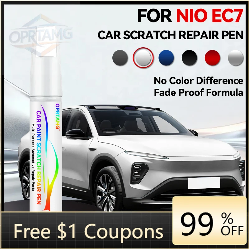 Accesorios para coche NIO EC7, eliminador de arañazos, accesorios para coche DIY, pintura para coche, negro, blanco, azul, plateado