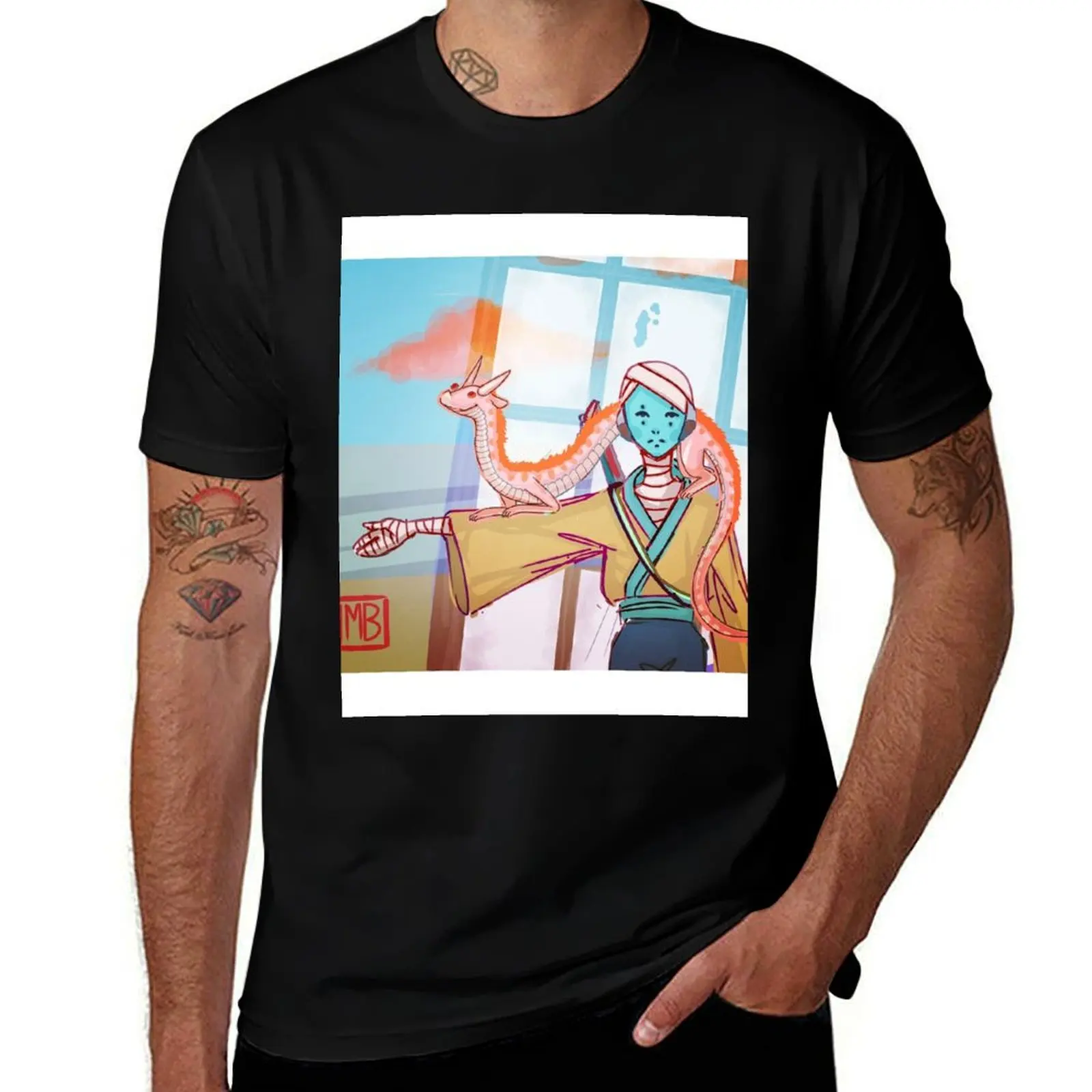 Dragon Priestess T-Shirt t shirts for man graphic tees T-Shirt