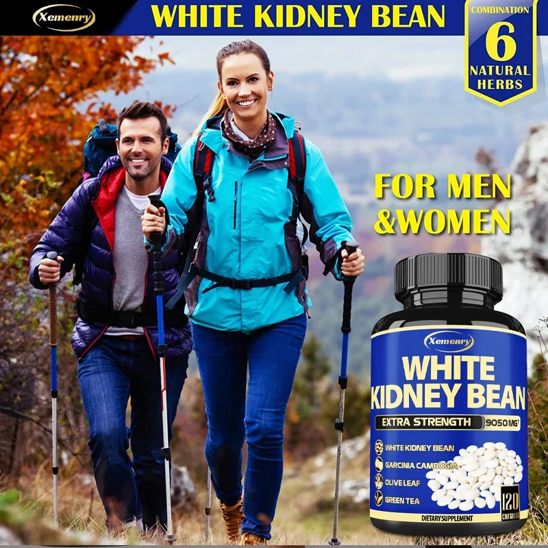 Natural White Kidney Bean Capsules - Weight Management Supplement, Body Shaping