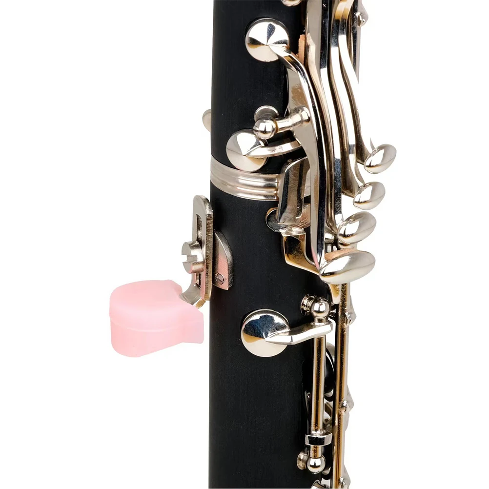 

5Pcs Silicone Clarinet Thumb Rest Comfortable Finger Support Ideal Gift for Clarinet Lovers Reliable and Stable Design