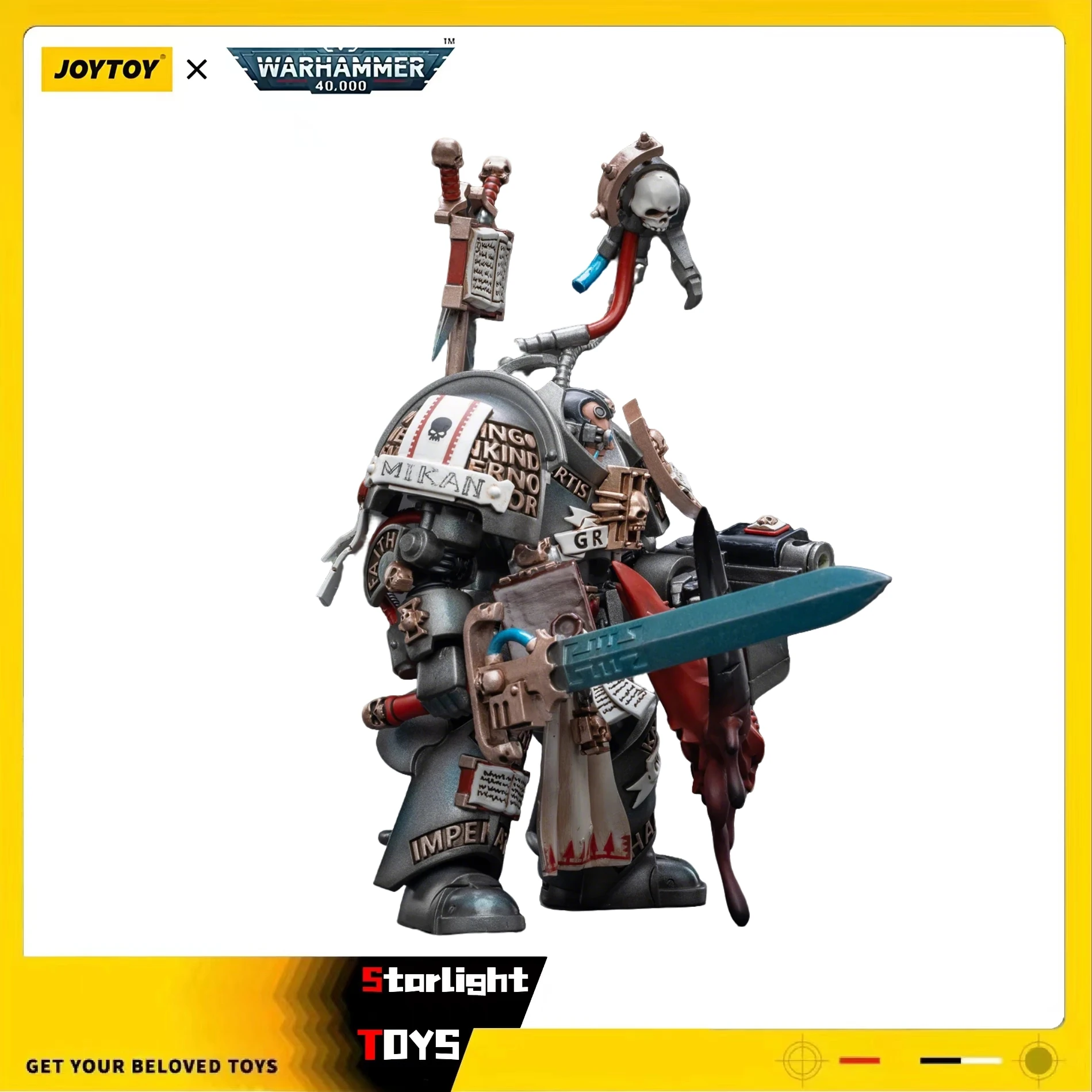 

【Pre-sale‌】JOYTOY Warhammer 40K 1/18 Anime Figure Grey Knights Terminator Incanus Neodan
