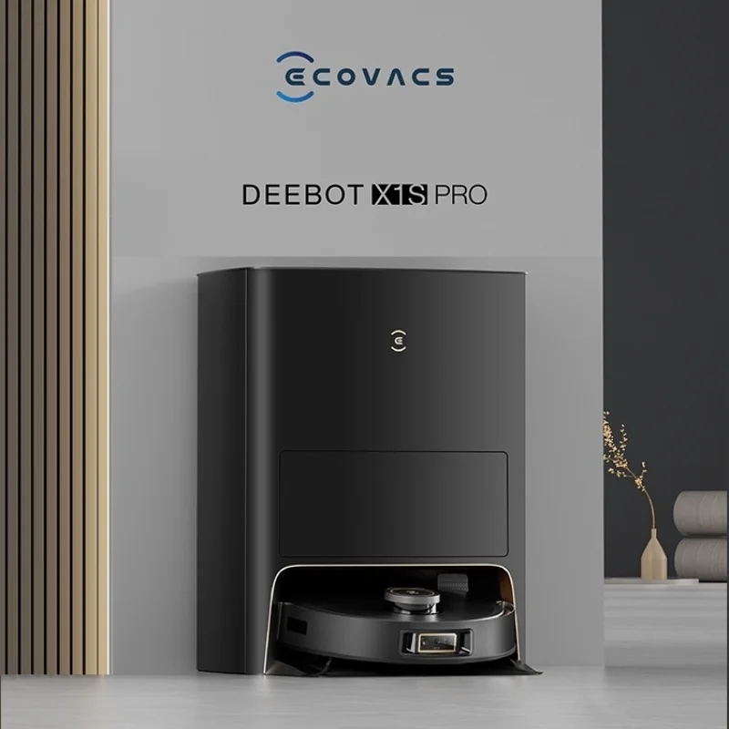 

ECOVACS DEEBOT X1S PRO Пылесос Подметальный робот Швабра для мытья горячей воды Очистка и сушка Интеграция пыли X1 Новый продукт