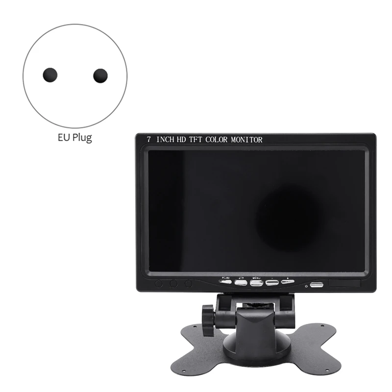 Imagem -02 - Monitor de Fotografia Portátil Compatível com Hdmi Vga av Display eu Plug 1024x600