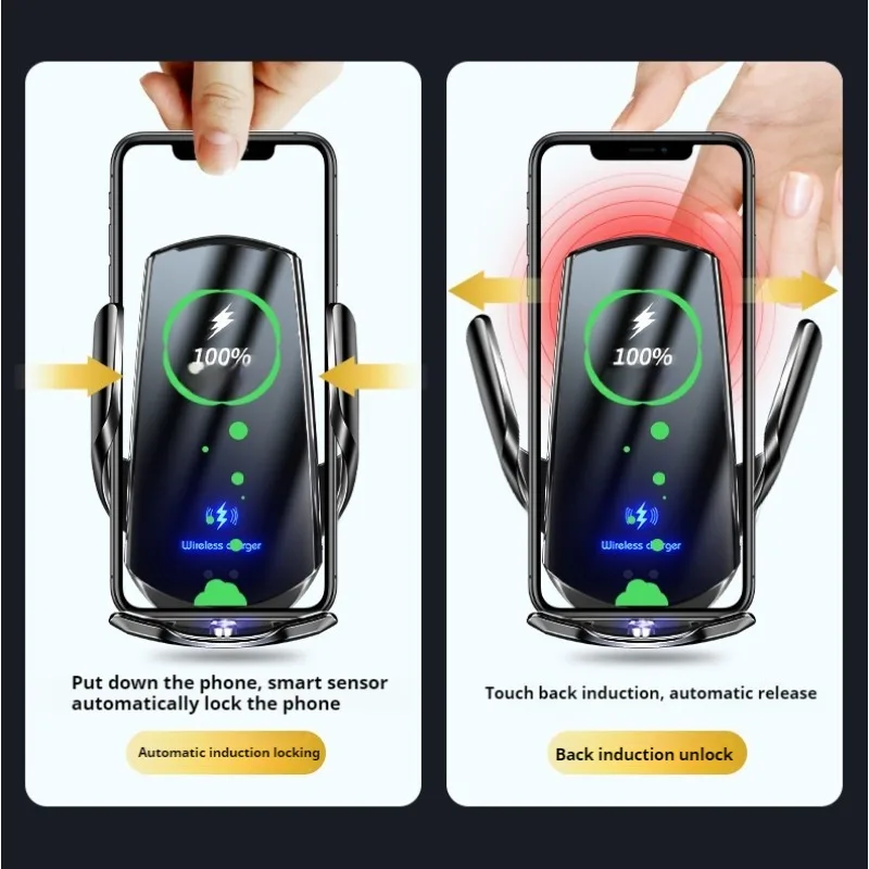 Car Phone Holder For Honda Accord MK10 MK10.5 2018 2019 2020-2022 Mobile Phone Mounts Car Wireless Charging Special Fixed Base