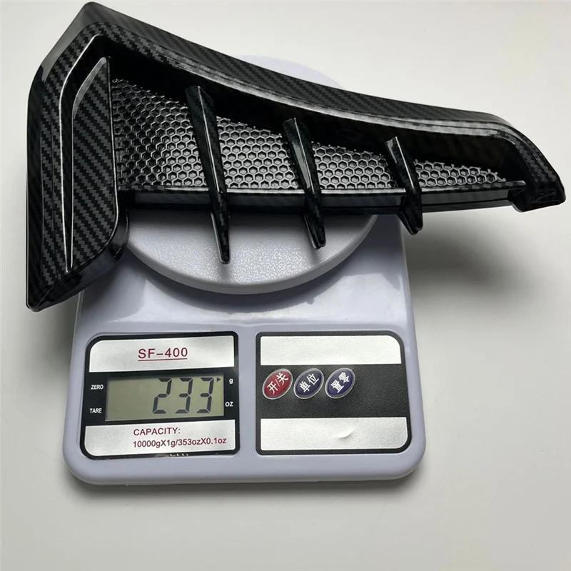 

1 Pair Car Carbon Fiber Decorative Car Sticker Decoration For Modifying The Sides Of Air Outlet Fenders Parts