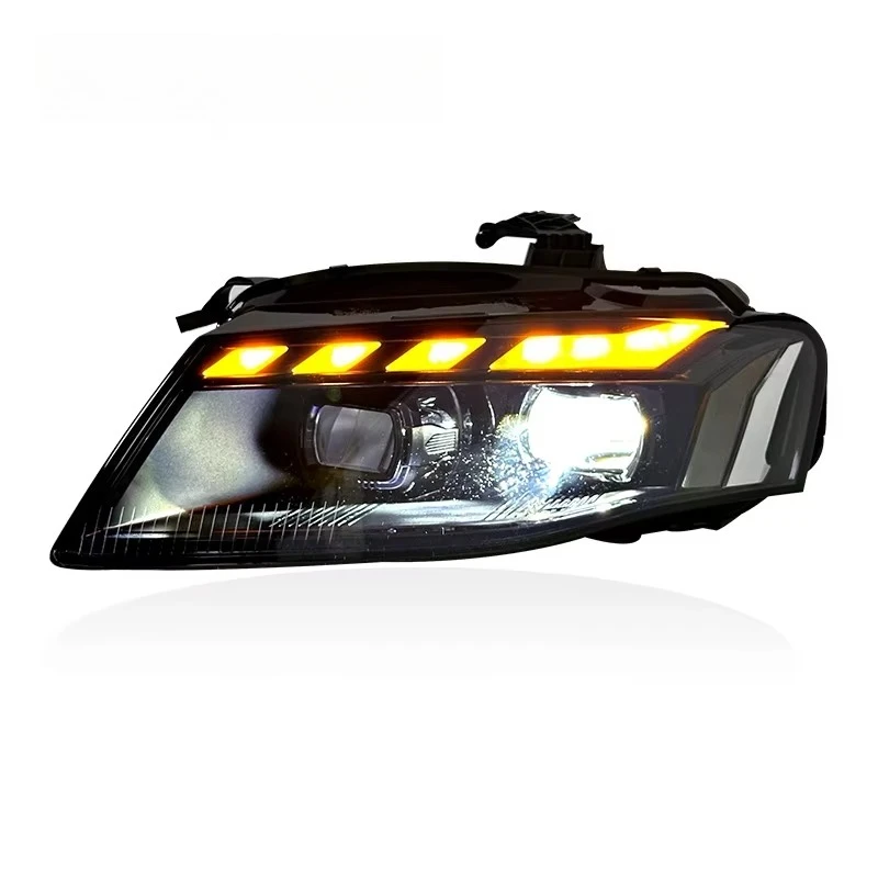 2 Unit LED Headlights Car Accessories Suitable for Auto Lighting Systems 08-12  A4 Headlight Assembly B8 Changed to RS