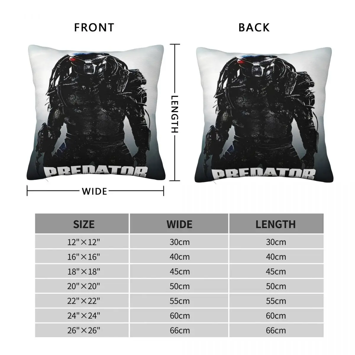 المفترس: الأراضي الغربية سادات غطاء وسادة بوليستر ناعم الديكور رمي كيس وسادة غطاء غرفة المعيشة سستة 45*45 سنتيمتر