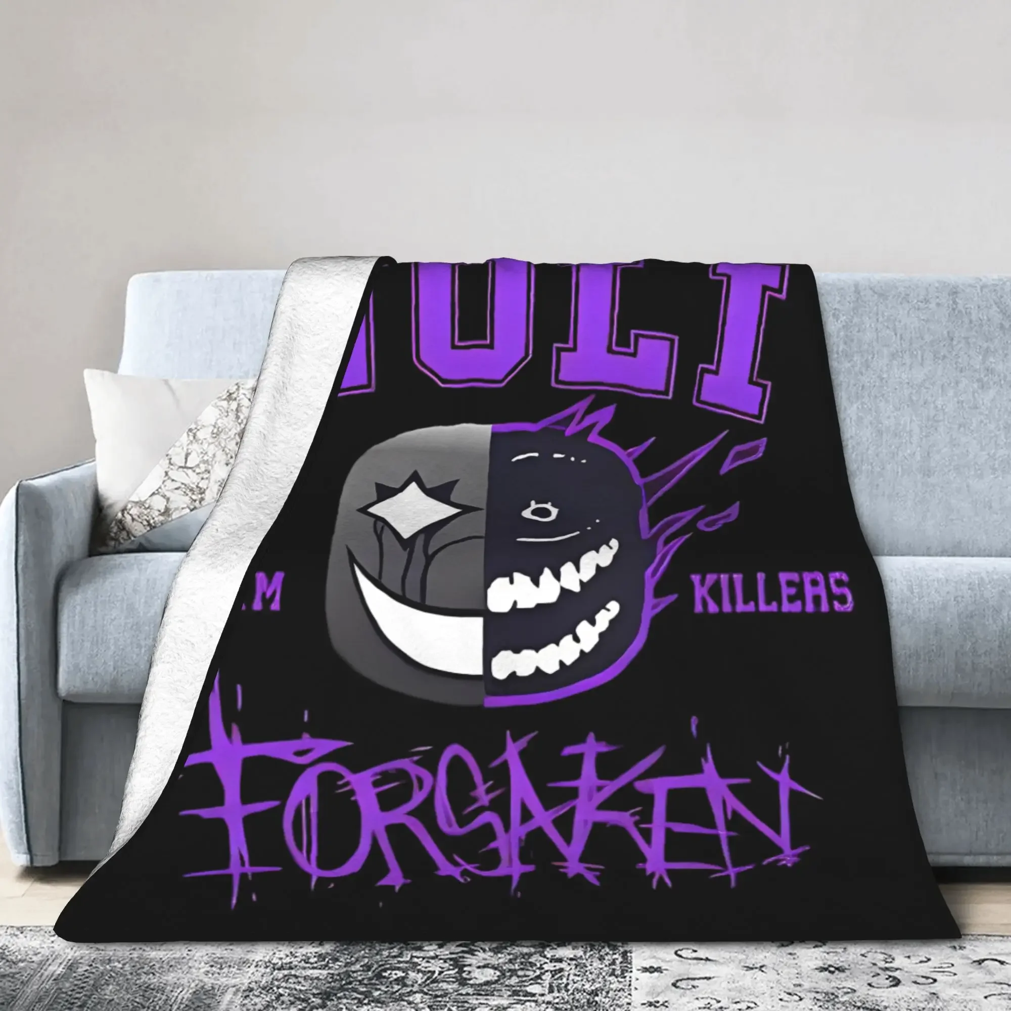 Custom Forsakens Noli Knitted Blankets Wool Throw Blanket Bed Sofa Decoration Lightweight Bedsprea,