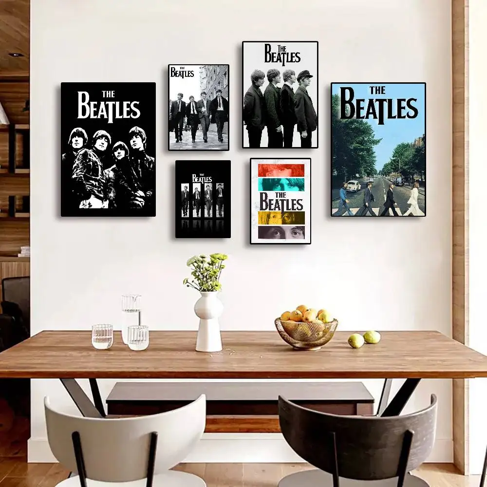 Band T-The Cool B-Beatles HD Art Sticky Wall, wasserfeste ästhetische Dekoration für Zuhause, Wohnzimmer, Schlafzimmer, Bar