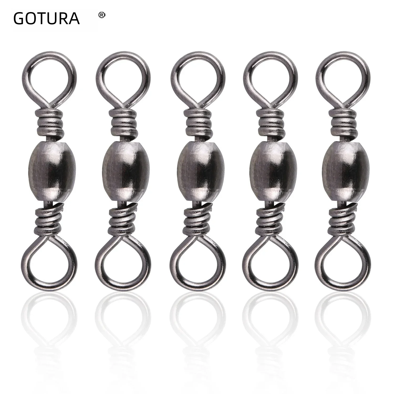 goture-200-個釣りローリングスイベルスナップドラッグ-16-キロ-70-キロステンレス鋼釣り針バレルスイベル釣りタックルラインコネクタ