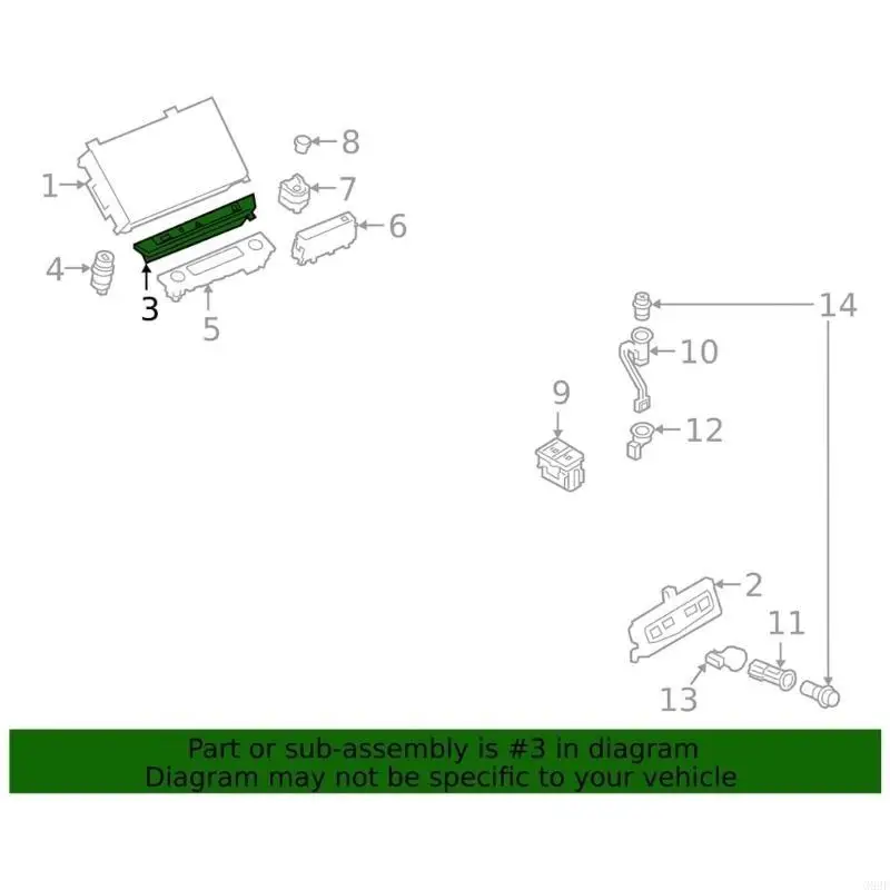 G99F Universal Automotive Tap Panel 4K0925301B لبعض نماذج سيدان LCD شاشة LCD #5