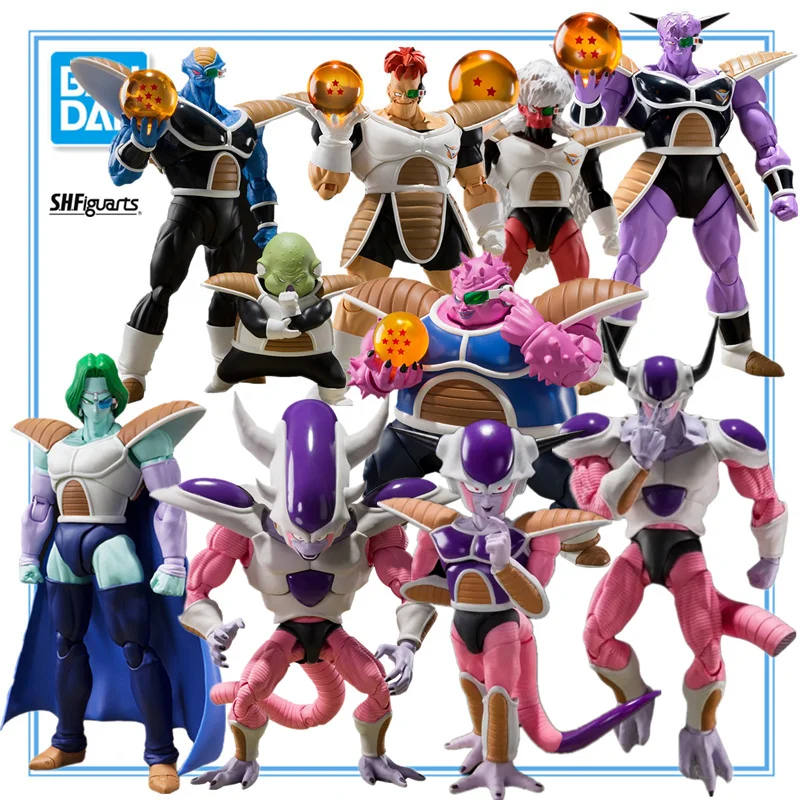 

BANDAI Original Shfiguarts Dragon Ball Anime Figure Zarbon Dodoria Frieza Ginyu Force SHF Action Pvc Model Collection Toys Gift