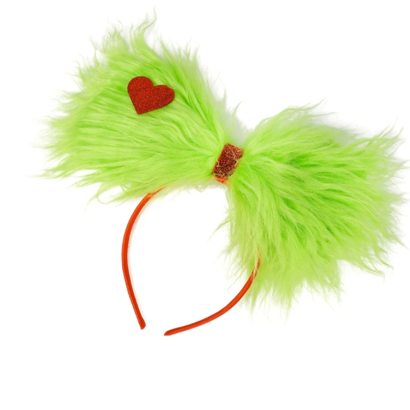 

Christmas Themed Plush Hair Clip/Headband Accessory Comfortable Wear For Adults Kids Secured Clip Festive Occasions 15UB