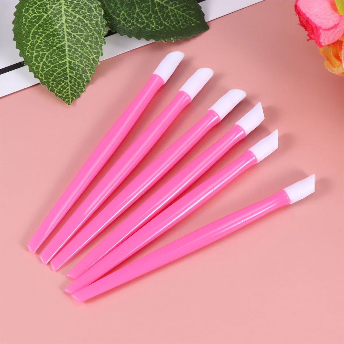 

100 Pcs Cuticle Pusher Nail Cleanser Dead Skin Manicure Tools Pushers Cross