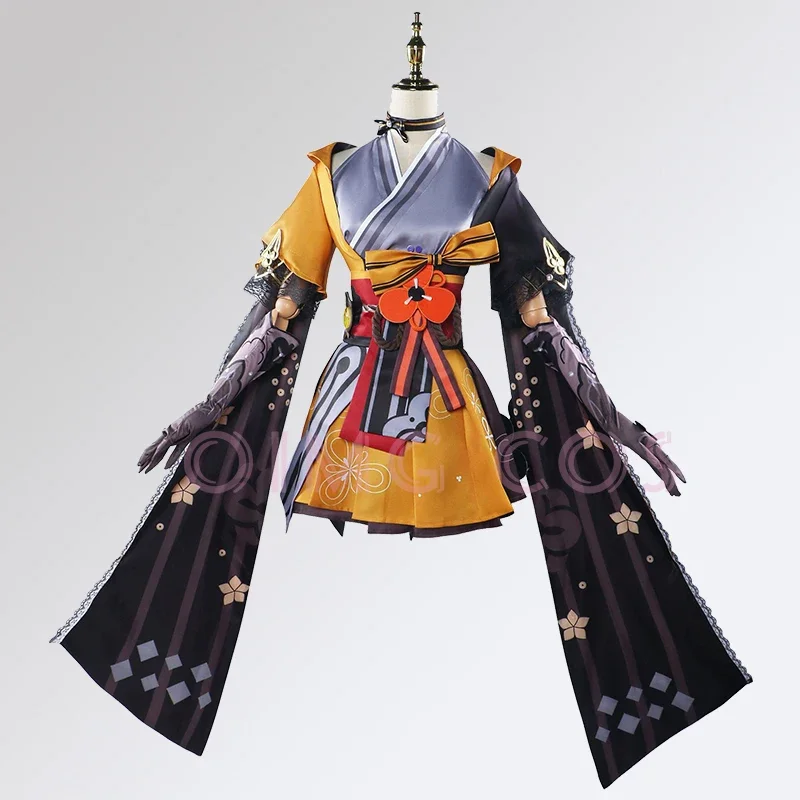 

Chinese Style Chiori Cosplay Costume Genshin Impact Uniform Wig Anime Halloween Costumes Game