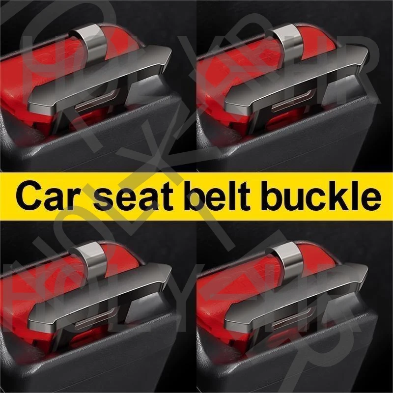 New Car logo Seat belt lock clamp slot attachment limiter thicknes extender insert slice connector strap Insert stra (with Hook)