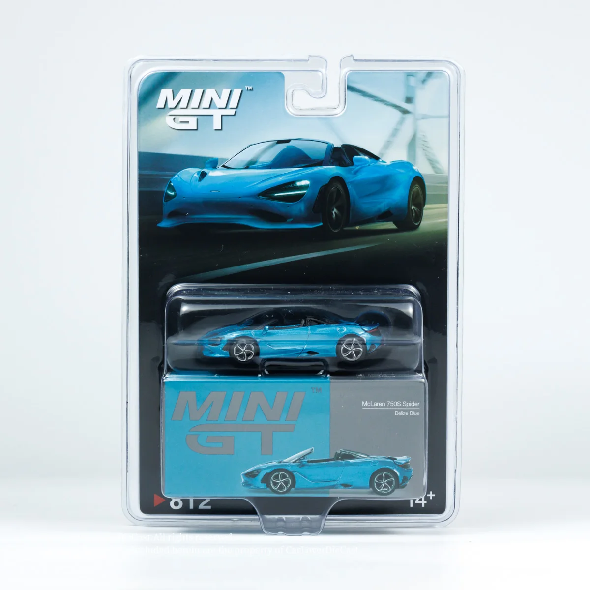 

TSM MODELS MINIGT #812 1:64 720s blue pallet diecast alloy car model gifts