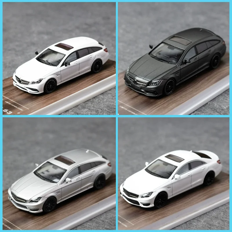 

MJ Model 1:64 CLS63 Second Generation Hunting Suit Version Four-door Coupe Alloy Car Model Collection Decorated Holiday Toy