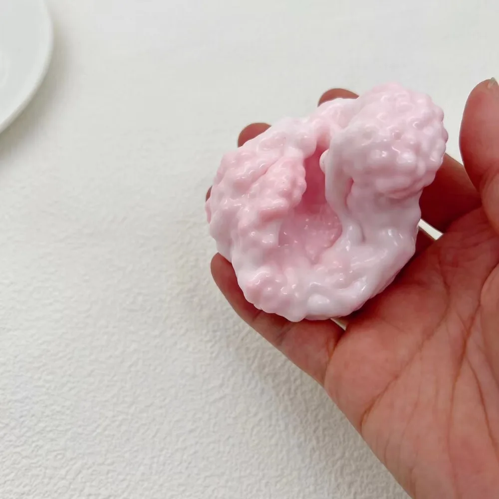 Creative DIY Handmade beads Squeeze Super Soft Sticky Feel Stress Relief Ball Slow Rising Dual Texture Sensory Table Play