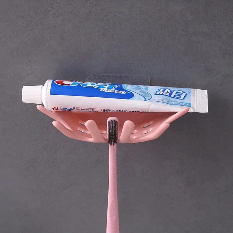 Soporte de jabón para baño, caja de almacenamiento de platos de ducha con drenaje, estante autoadhesivo montado en la pared