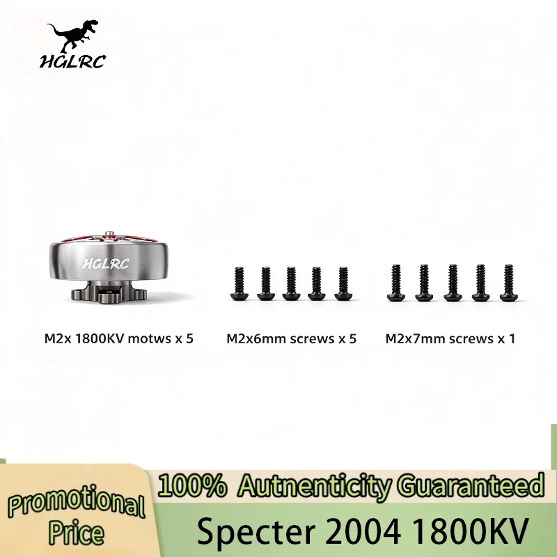 HGLRC SPECTER 2004 1800KV Brushless Motor 4-6S for FPV Freestyle 3.5