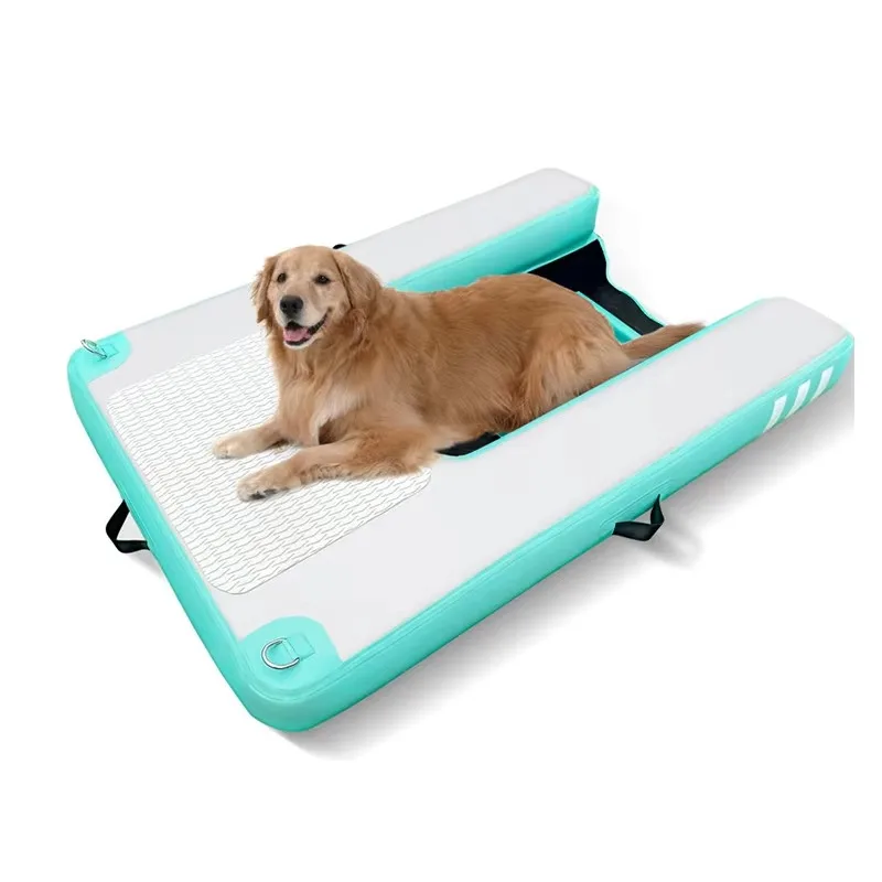 Custom Ramp Portable Pet Ramp Inflatable Dock Platform Floating Pool Dog Ramp for Pool Dock & Lake