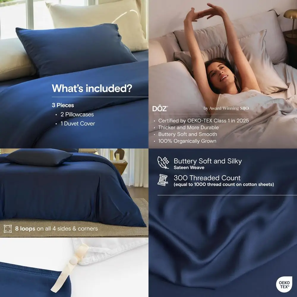 

Комплект пододеяльников DOZ, 100% вискоза поставляется из бамбука, органически выращенная, мягкая пустышка, охлаждающие пододеяльники, высокий GSM, 1 пододеяльник