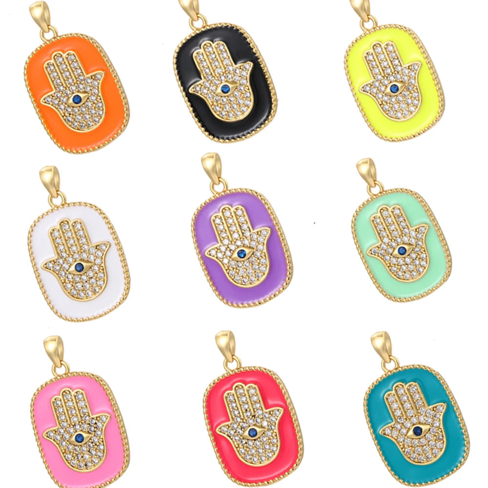 Breloques œil bleu maléfique pour bijoux, fournitures exécutives, œil de Fatima Dijes, document en or, boucles d'oreilles bricolage, bracelet, collier, excellente qualité