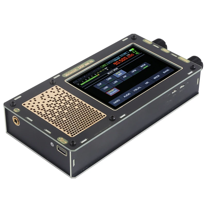 HFDY Registered 50K-2GHz V1.10d Malahiteam SDR Receiver Radio DSP SDR Receiver 3.5