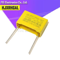 20pcs 275VAC capacitor X2 capacitor 100nF Pitch 15mm X2 Polypropylene film capacitor 275V 0.1uF New original