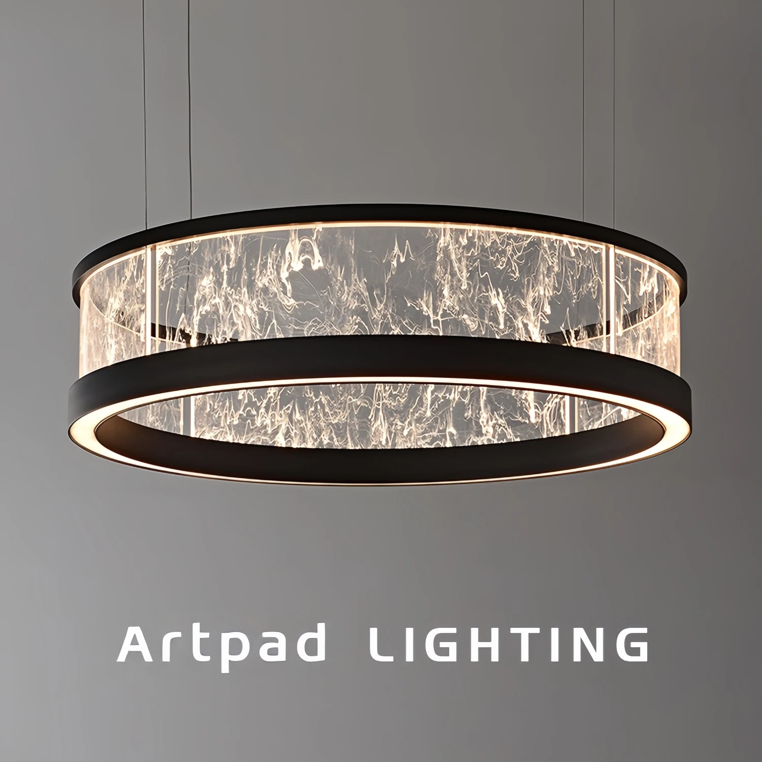 

Designer Art Decor Pendant Light Sliver Round 40 60 80cm Hanging Lamp for Living Room Hall Decor Dining Room Pendant Lamp