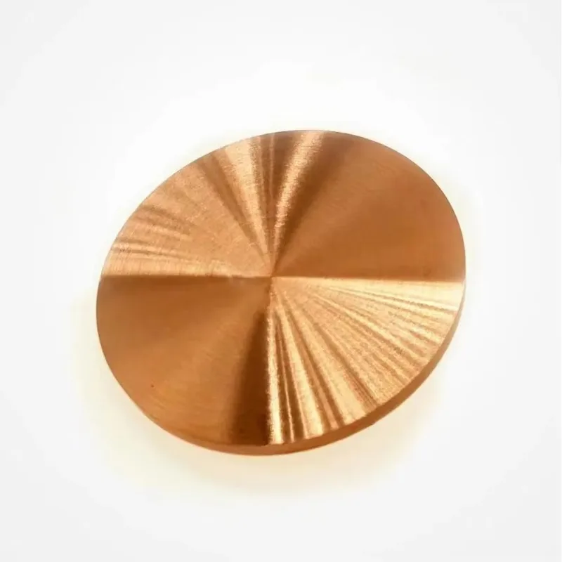 

Lab 99.99% Copper Target 2-8 inch 3-6 mm Semiconductor Optical PVD Can Be Customized