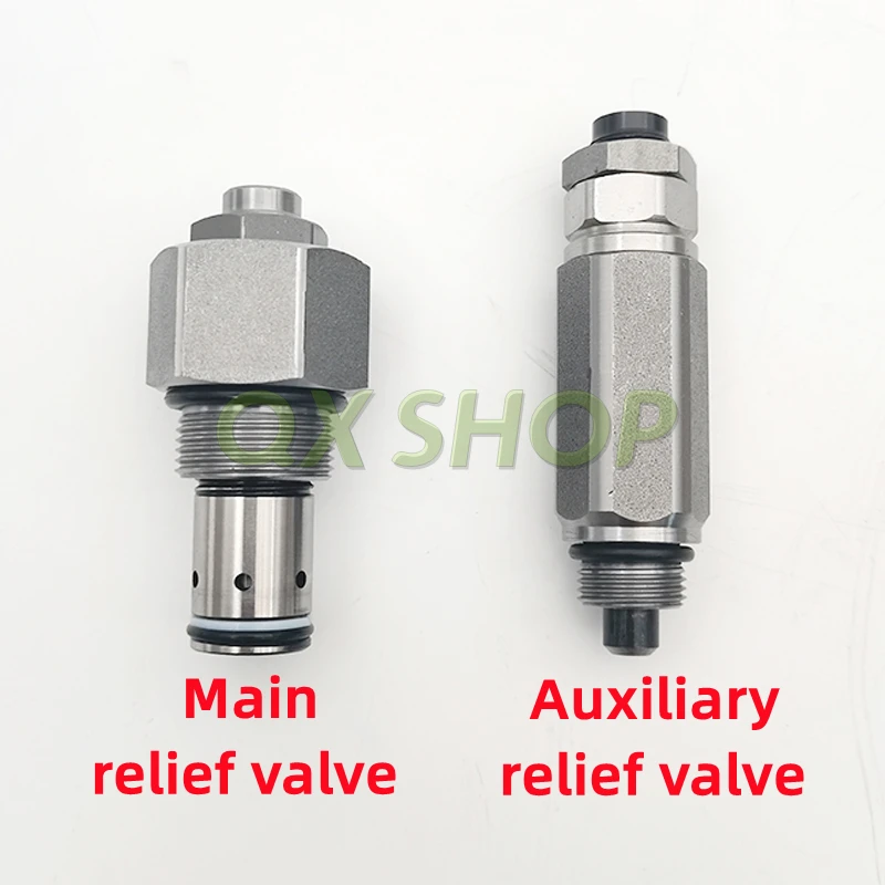 Escavadeira Safety Relief Valve, Distribuidor, Auxiliar, para Doosan, Daewoo, DH55-7, DH60-7 , Hyundai R60-7