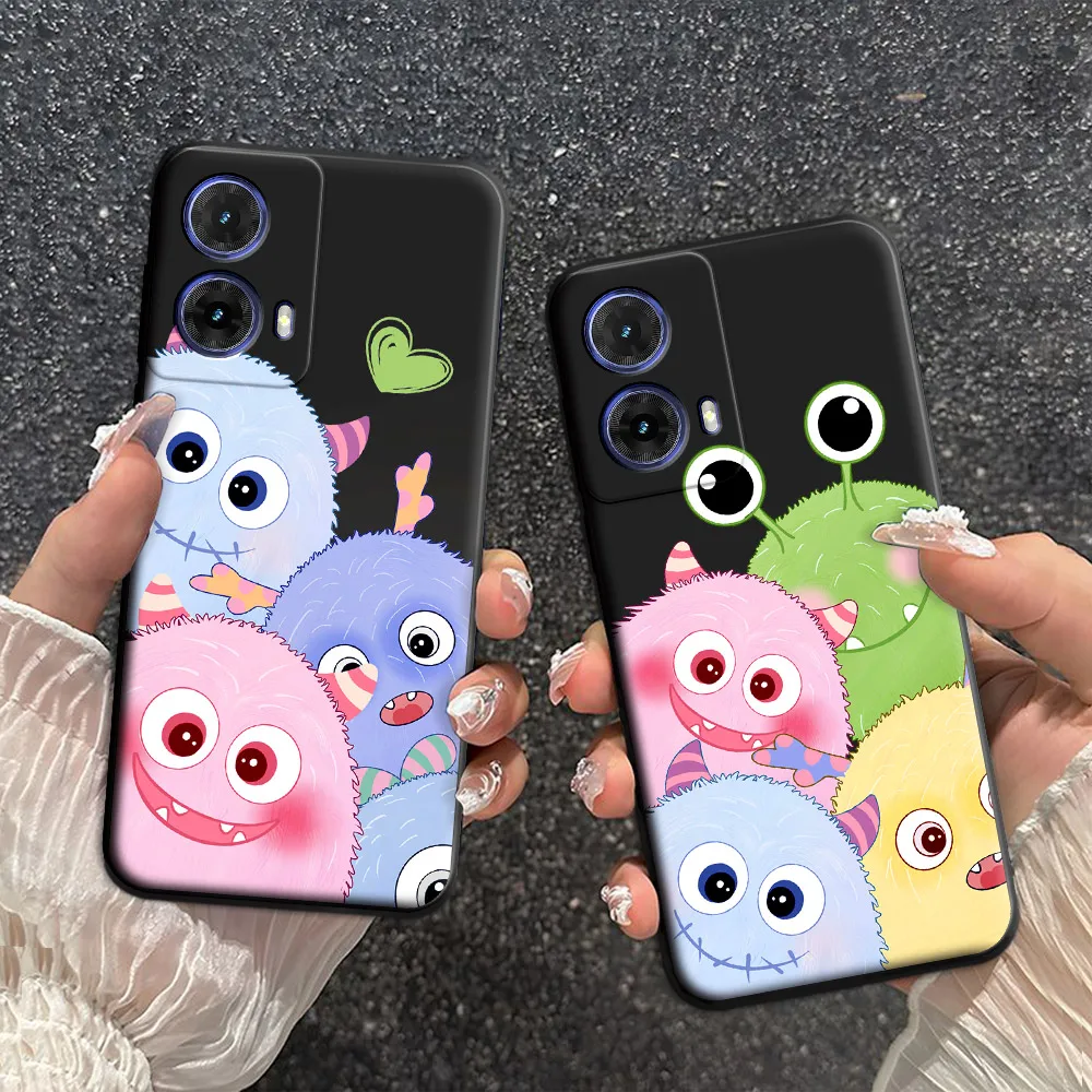 For Motorola Moto G85 5G Case Soft Silicone TPU Ice Cream Phone Case For Moto G85 5G Lovely Fashion Back Cover New Fundas Bumper