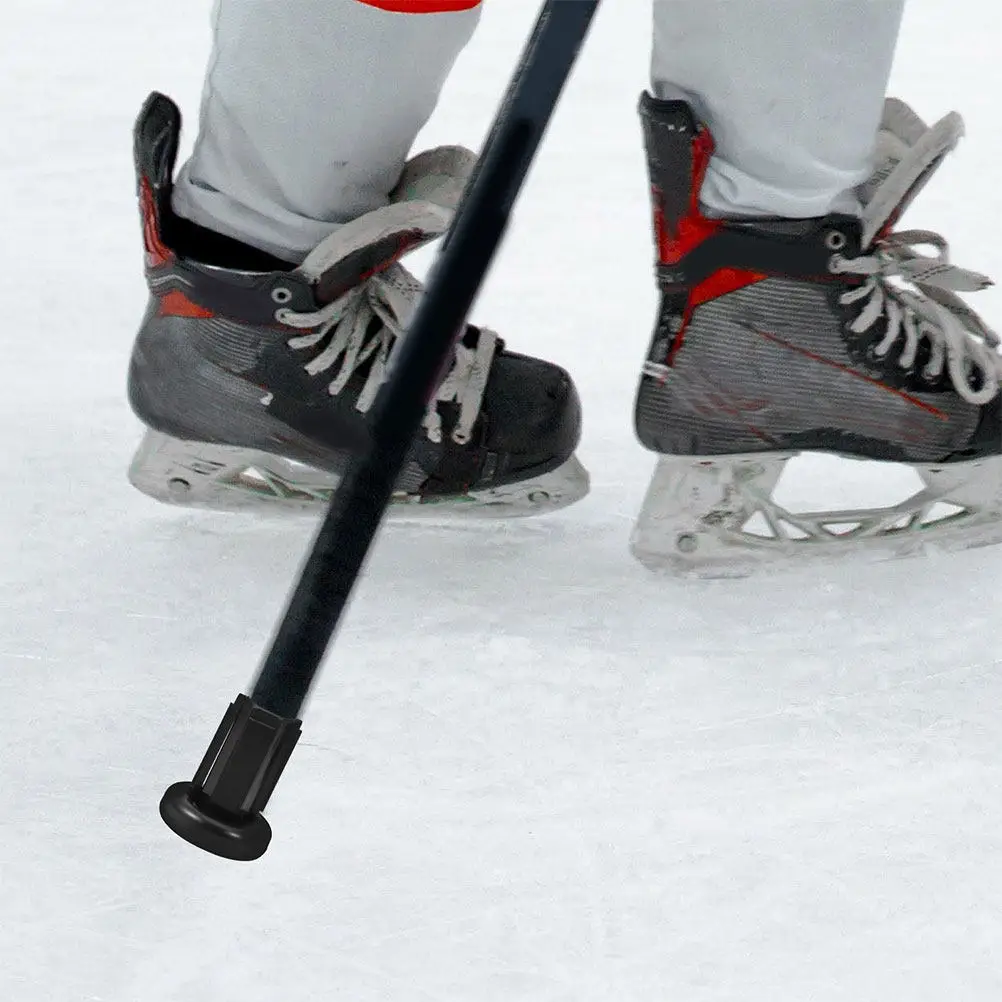 2Pcs Hockey Butt End Cap Sturdy ABS Hockey Stick End Cover Protector for Improved Performance Durability Deformation Resistance