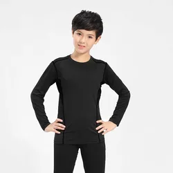 Children Winter Thermal Underwear Set Plus Velvet Warm Thermo Underwear Masculino Long Johns Boy Girls Lucky Johns Fitness Tops