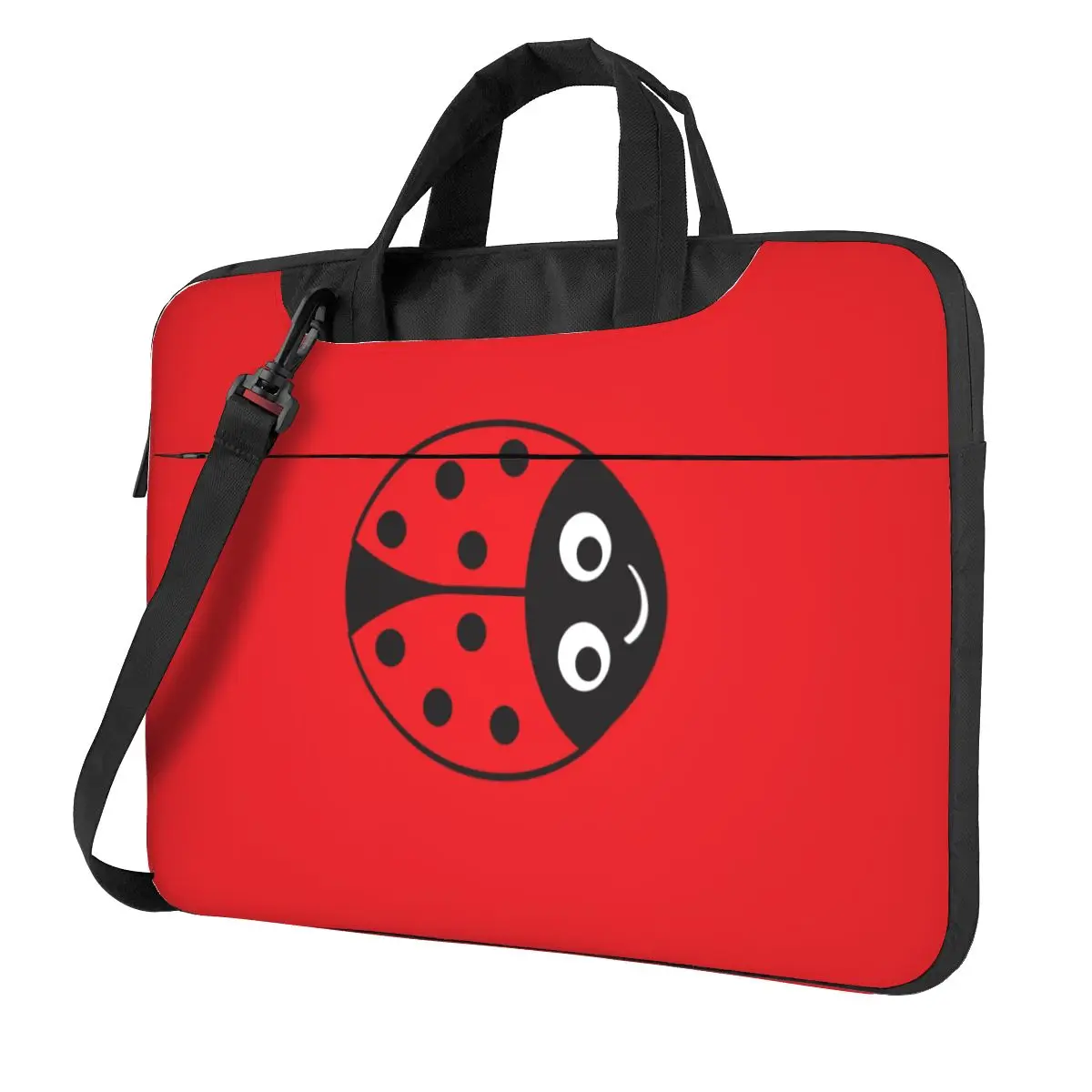 Ladybug Girl Crossbody Laptop Bag Case Computer Bag 13 14 15.6 Inch Notebook Pouch for Macbook Pro Lenovo