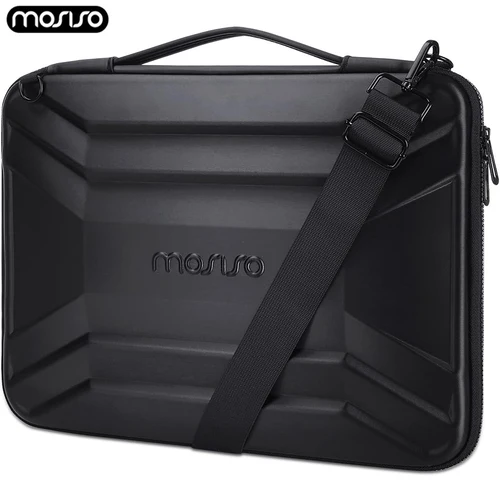 Imagen 1 del producto Funda dura para ordenador portátil de 13, 14, 15 y 16 pulgadas, bolso de hombro para ordenador, funda protectora de EVA impermeable para Macbook Air Pro HP